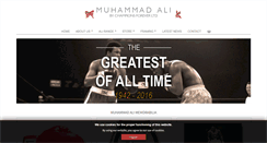 Desktop Screenshot of muhammadali.co.uk